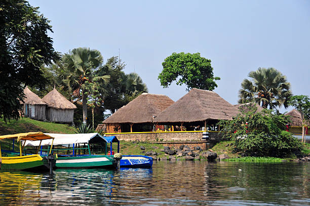 Jinja, Uganda: source of the Nile river - small boat terminal on the eastern bank of the Nile - photo by M.Torres